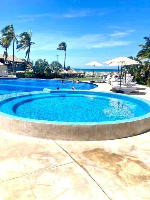 Hermoso Apartamento Con Club De Playa Acapulco Extérieur photo